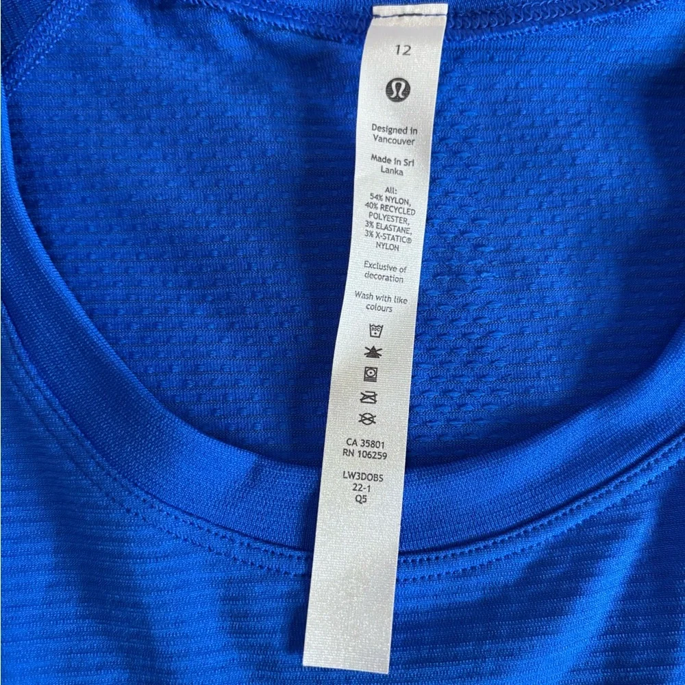 Lululemon Swiftly Tech Long Sleeve 2.0 *Race size 12 NWT_2